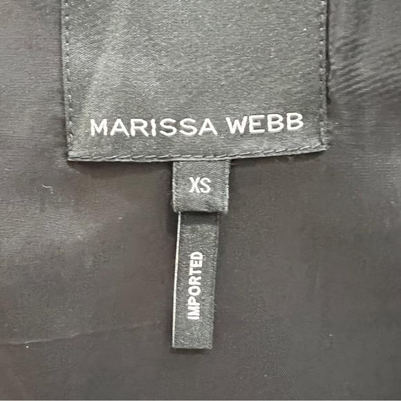 Marissa Webb Black Blazer Dress XS with Gold detailed Buttons - Picture 6 of 10